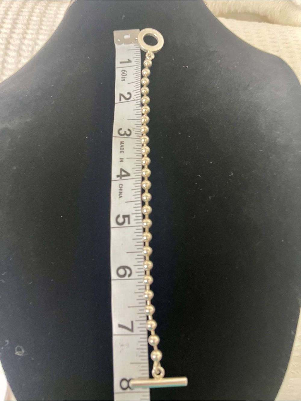 Gucci Silver 925 Ball Chain Bracelet w/ Box & Authenticity Card - Picture 6 of 9